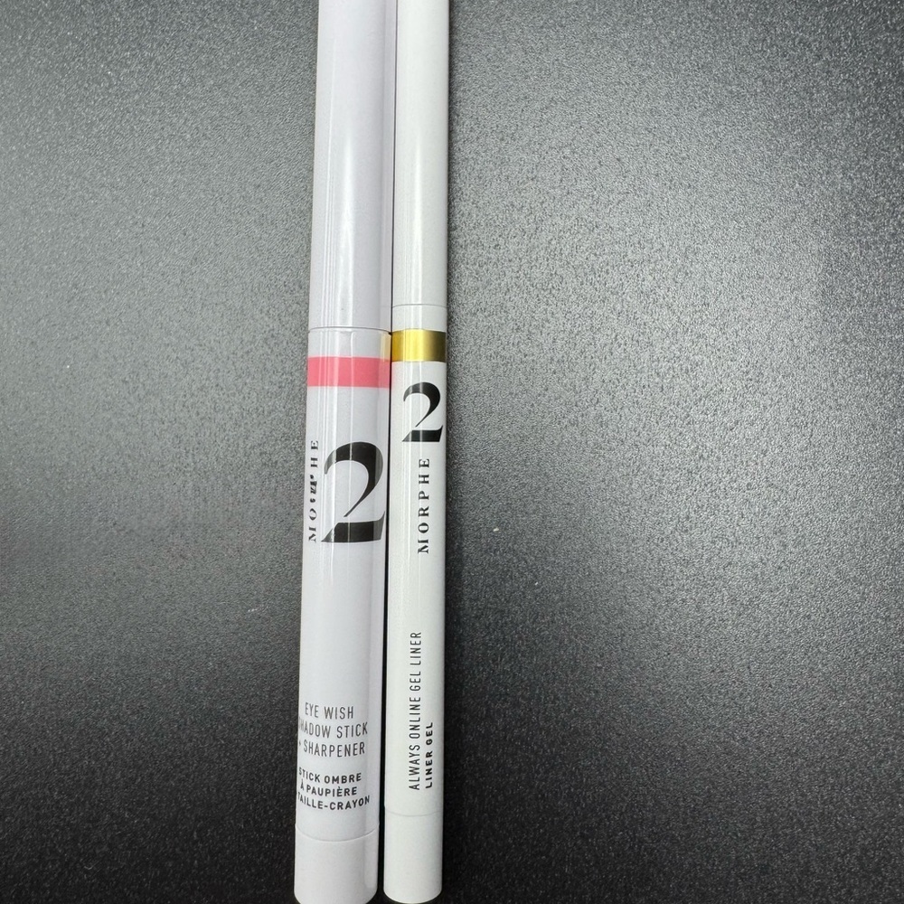 Morphe Eye Makeup Duo- Shadow Stick & Gel Eyeliner Both Full Size New